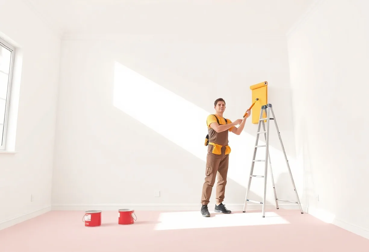 Peintre Combs-la-Ville 77380 en intervention sur un chantier